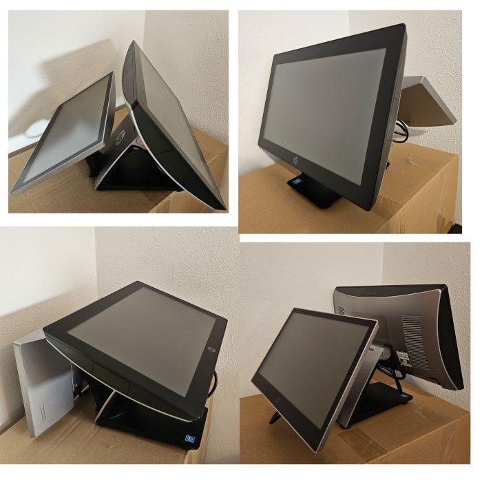 POS-термінал HP RP9 G1 (Все в одному), з Windows. Проц. i5-6500, Два монітори тач 15,6" +14" екран покупця. Б/У як новий