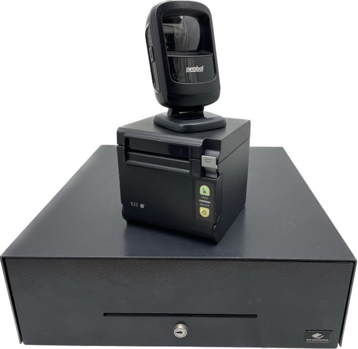 Комплект ПОС в Магазин 1. POS-термінал HP RP9 G1 (Все в одному), з Windows. Проц. intel i5-6500, Два монітори 15,6" тач. і 14" для покупця. 2.POS-принтер SII RP-D10 usb 80 мм + 3.Касова скриня . Б/У, как новое.