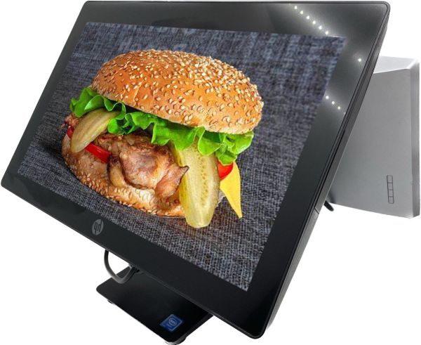 POS-термінал HP RP9 G1 (Все в одному), з Windows. Проц. i5-6500, Два монітори тач 15,6" +14" екран покупця. Б/У як новий