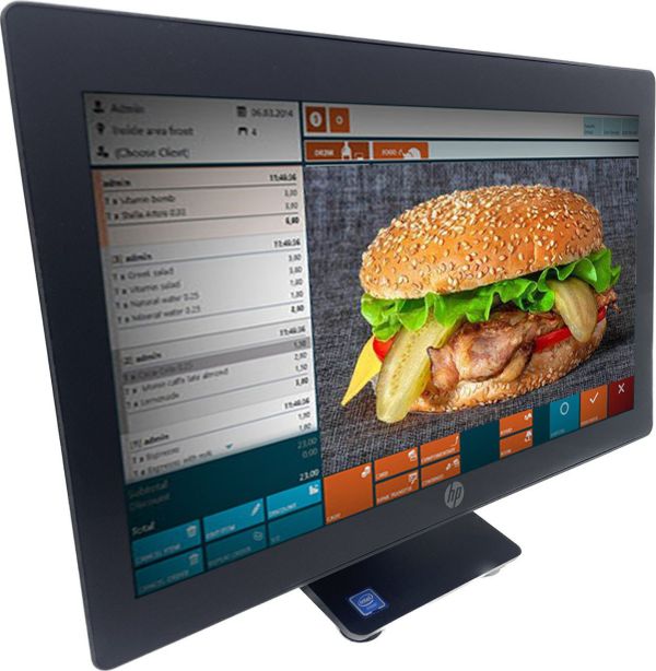 POS-термінал HP RP9 G1 (Все в одному), з Windows. Проц. intel G3900, Один монітор 15,6" тач . Б/У як новий