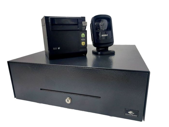 Комплект ПОС в Магазин 1. POS-термінал HP RP9 G1 (Все в одному), з Windows. Проц. intel i5-6500, Два монітори 15,6" тач. і 14" для покупця. 2.POS-принтер SII RP-D10 usb 80 мм + 3.Касова скриня . Б/У, как новое.