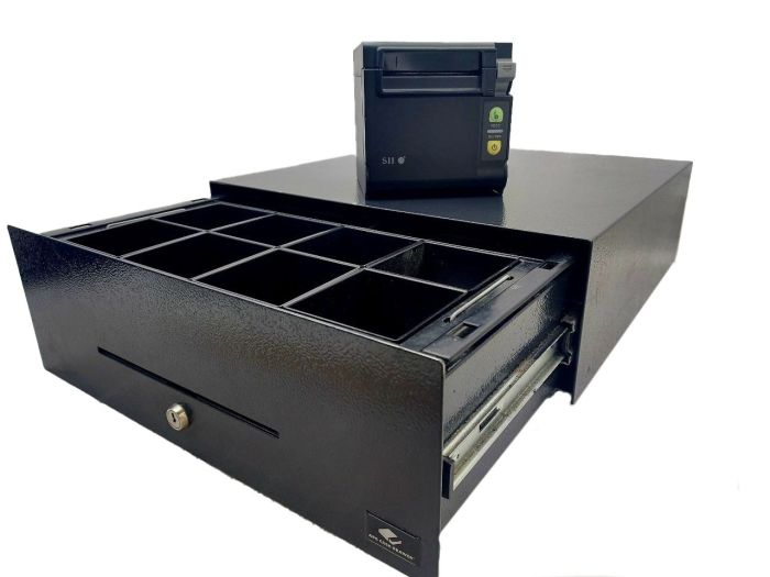 Комплект ПОС для Кафе і Кондитерських 1. POS-термінал HP RP9 G1 (Все в одному), з Windows. Проц. intel i5-6500, Один монітор 15,6" тач. 2.POS-принтер SII RP-D10 usb 80 мм + 3.Касова скриня . Б/У, как новое.